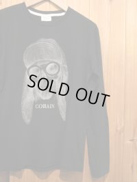 半額SALE！！\9240→\4620！BIAS バイアス DEAD-MAN L/S Tee “COBAIN” BLACK