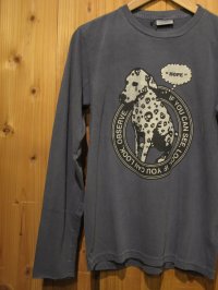 半額SALE！！\9240→\4620！BIAS バイアス ダルメシアンモチーフ　L/S TEE　NAVY