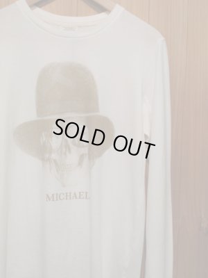 画像1: 半額SALE！！\9240→\4620！BIAS バイアス DEAD-MAN L/S Tee “MICHAEL” OFF WHITE