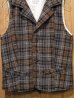 画像4: スペシャルSALE！！\１４７００→\６９００ ！ La rosa de la fabrica wool check vest GRAY (4)