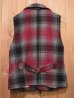 画像5: スペシャルSALE！\１４７００→\６９００ ！  La rosa de la fabrica wool check vest RED (5)