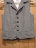 画像3: スペシャルSALE！！\１４７００→\６９００ ！ La rosa de la fabrica wool vest gray (3)