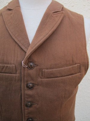 画像2: スペシャルSALE！！ \22890→\９９００！Gypsy & sons WC シェパード ベスト brown