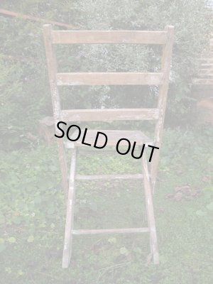 画像5: SALE！￥９８００→￥６５００！ＵＳＡ輸入 VINTAGE ホールディング チェア 折りたたみ椅子 paintB