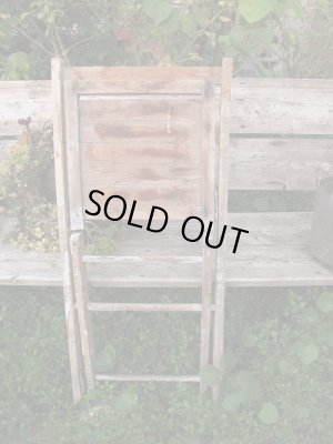 画像6: SALE！￥９８００→￥６５００！ＵＳＡ輸入 VINTAGE ホールディング チェア 折りたたみ椅子 paintB