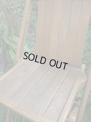 画像3: SALE！￥９８００→￥６５００！ＵＳＡ輸入 VINTAGE ホールディング チェア 折りたたみ椅子 H