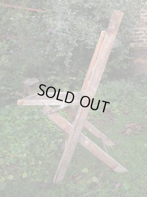 画像4: SALE！￥９８００→￥６５００！ＵＳＡ輸入 VINTAGE ホールディング チェア 折りたたみ椅子 paintB