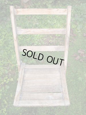 画像2: SALE！￥９８００→￥６５００！ＵＳＡ輸入 VINTAGE ホールディング チェア 折りたたみ椅子 paintA