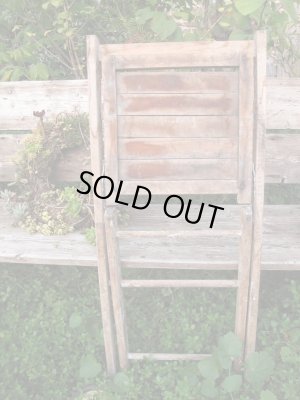画像7: SALE！￥９８００→￥６５００！ＵＳＡ輸入 VINTAGE ホールディング チェア 折りたたみ椅子 paintA