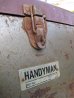 画像5: ＵＳＡ輸入 VINTAGE HANDYMAN steel TOOL BOX 道具箱 (5)
