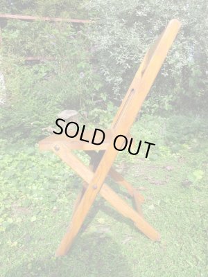 画像4: SALE！￥９８００→￥６５００！ＵＳＡ輸入 VINTAGE ホールディング チェア 折りたたみ椅子 F
