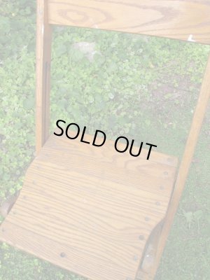 画像3: SALE！￥９８００→￥６５００！ＵＳＡ輸入 VINTAGE ホールディング チェア 折りたたみ椅子 F