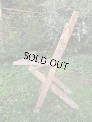 画像4: SALE！￥９８００→￥６５００！ＵＳＡ輸入 VINTAGE ホールディング チェア 折りたたみ椅子 paintA