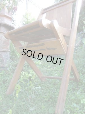 画像5: SALE！￥９８００→￥６５００！ＵＳＡ輸入 VINTAGE ホールディング チェア 折りたたみ椅子 H