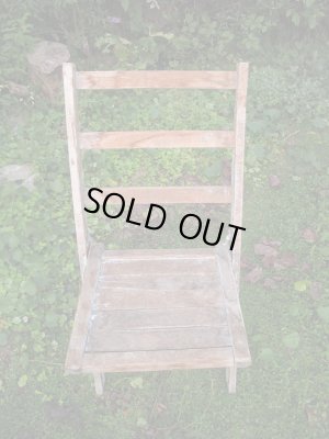 画像2: SALE！￥９８００→￥６５００！ＵＳＡ輸入 VINTAGE ホールディング チェア 折りたたみ椅子 paintB