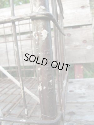 画像3: ＵＳＡ輸入 VINTAGE ビンテージ アイアンメッシュ BOX 鉄かご 道具箱