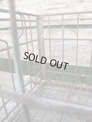 画像6: ＵＳＡ輸入 VINTAGE ビンテージ アイアンメッシュ BOX 鉄かご 道具箱