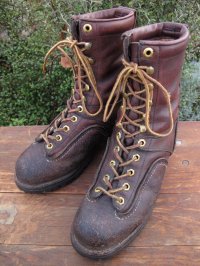 小さ目 VINTAGE ビンテージ Georgia Boot ロガーブーツ モンキー