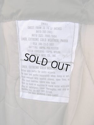 画像8: DEADSTOCK！ US ARMY 80's VINTAGE M-65 PARKA Fullset モッズコート ミリタリー