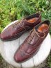 画像1: USA製 Vintage Wingtip SHOES ビンテージ ウイングチップ シューズ (1)