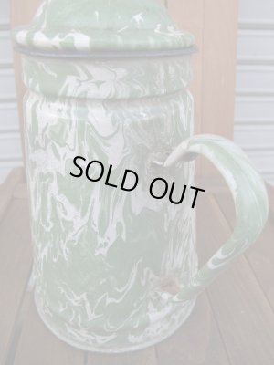 画像3: VINTAGE ビンテージ enamel pot ホーロー ポット 琺瑯