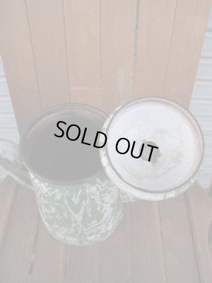 画像5: VINTAGE ビンテージ enamel pot ホーロー ポット 琺瑯