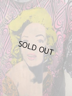 画像2: 80s USA Vintage Marilyn Monroe Tshirt マリリンモンロー ビンテージ Tシャツ 総柄Stedmanベース