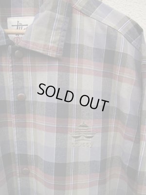 画像2: 90s STUSSY cotton Coach jacket ステューシー コーチジャケット