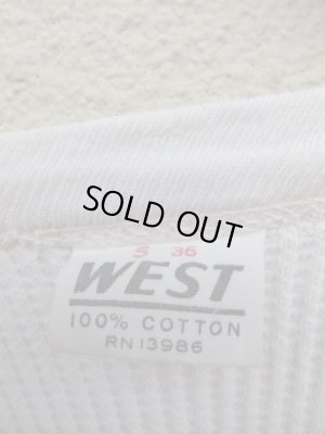 画像5: 60s Vintage WEST cotton100% Thermal ビンテージ ウエスト サーマル S