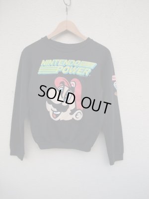 画像1: 88s USA Vintage SUPER MARIO NINTENDO POWER sweat ビンテージ スーパーマリオ スウェット 任天堂