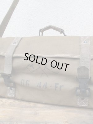 画像2: France ARMY 50's VINTAGE ビンテージ tool BAG フランス軍 キャンバスツールバッグ 道具箱 