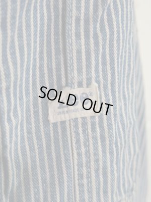 画像4: USA 70s Vintage Lee Hickory over all cutoff ビンテージ リー ヒッコリー オーバーオール カットオフ