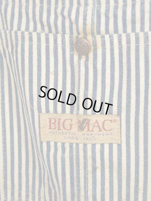 画像4: USA製 BIG MAC over all Hickory ヒッコリー オーバーオール