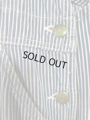 画像8: USA 50s Vintage Sears Hickory over all ビンテージ シアーズ ヒッコリー オーバーオール