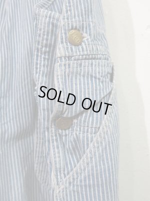 画像7: USA 70s Vintage Lee Hickory over all cutoff ビンテージ リー ヒッコリー オーバーオール カットオフ