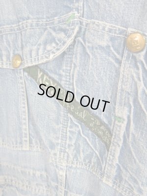 画像4: USA 60s Vintage KEY over all ビンテージ キー デニム オーバーオール