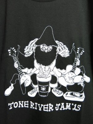 画像2: 半額ＳＡＬＥ！￥２０００→￥１０００！TONE RIVER JAM'15 オフィシャル Tシャツ ブラック