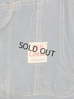 画像5: USA 60s Vintage RED CAMEL over all ビンテージ ローバック オーバーオール