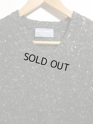 画像2: COMME des GARCONS HOMME ウール ネップミックス Ｖネックニット AD1997