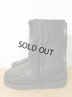 画像3: ズッカ zucca エレクレザー モカシンブーツ  