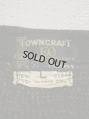 画像6: 50s ビンテージ TOWN CRAFT Penney's ニットカーディガン ごま塩