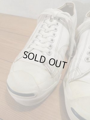 画像3: USA製 CONVERSE コンバース レザー ジャックパーセル 8 1/2 ２７ｃｍ