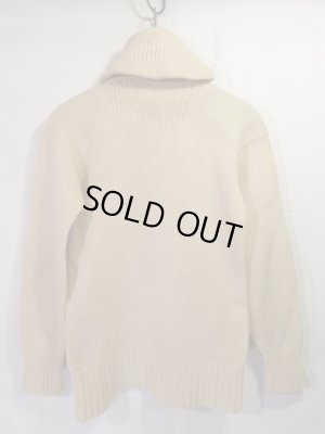 画像4: 50s ビンテージ ショールカラー セーター ヘチマ XS