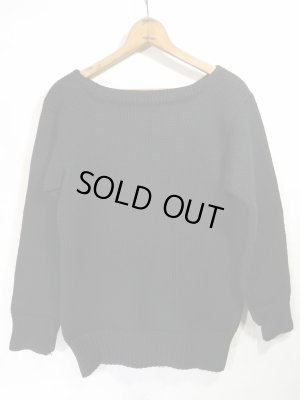 画像5: 40s 1942 ビンテージ ボートネック セーターフェルトワッペン