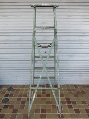 画像8: ＵＳＡ輸入 VINTAGE ビンテージ シャビー ラダー 脚立　