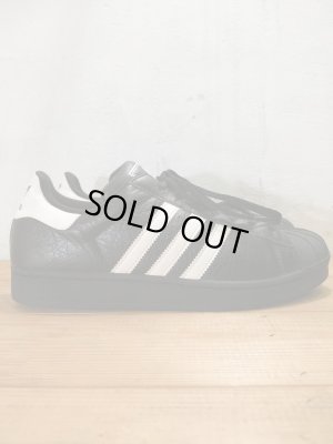 画像1: 美品！00年製 adidas アディダス SUPER STAR スーパースター 黒白 size10