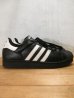 画像1: 美品！00年製 adidas アディダス SUPER STAR スーパースター 黒白 size10 (1)