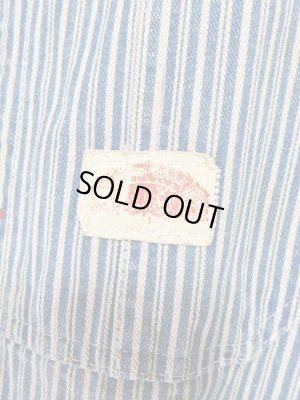 画像4: USA 70s Vintage ROUND HOUSE over all ビンテージ ラウンドハウス ヒッコリー オーバーオール