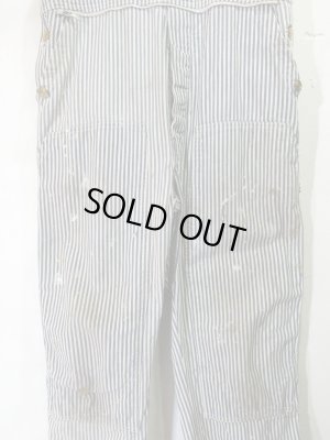 画像2: USA 60s Vintage BIG SMITH over all ビンテージ ビッグスミス ヒッコリー オーバーオール