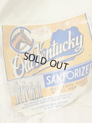 画像7: USA 50s DEAD STOCK！Vintage Old Kentucky over all ビンテージ オールドケンタッキー 生成り エプロン オーバーオール